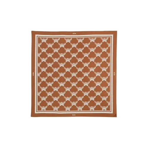 MCM Шелковые шарфы Мужской Оранжевый