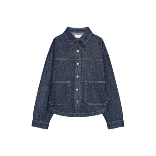 ZARA Blue Женские Джинсовые Куртки