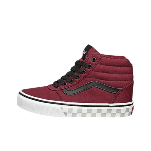 Vans Ward High Топ Детские Скейтбординги Красный Подростки
