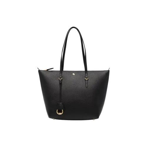 Polo Ralph Lauren Полиуретан Тоут Сумка Сумка для покупок Сумка на плечо Женская Черная
