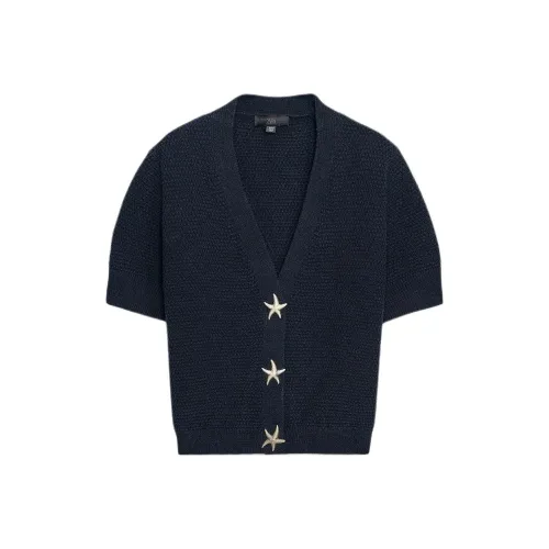 ZARA Морской синий Женский Трикотаж
