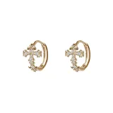 Серьги-клипсы Золото 1 пара (Медь)