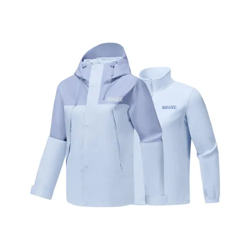 Skechers Водонепроницаемый Ветрозащитный Дышащий Водоотталкивающий Термостатический ветровка Женские