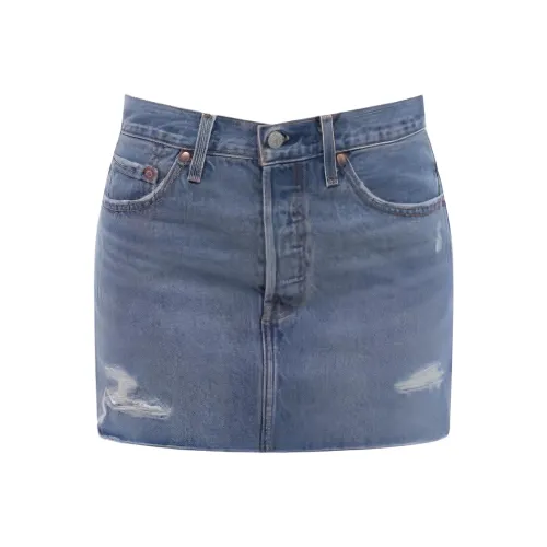 Levi's Джинсовые короткие юбки Женские
