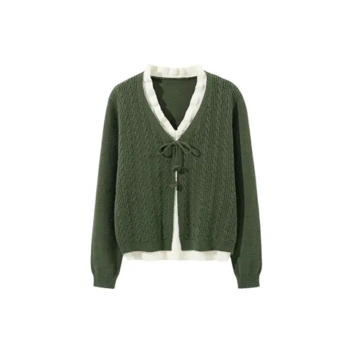 IQC Армейский зеленый Женский трикотаж