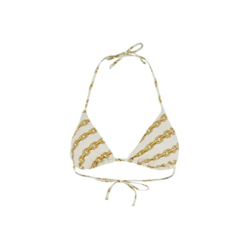 VERSACE Желтый/Белый Женские Бикини