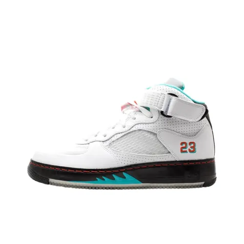 Jordan Air Jordan Fusion 5 Винтажные баскетбольные кроссовки Мужской Белый