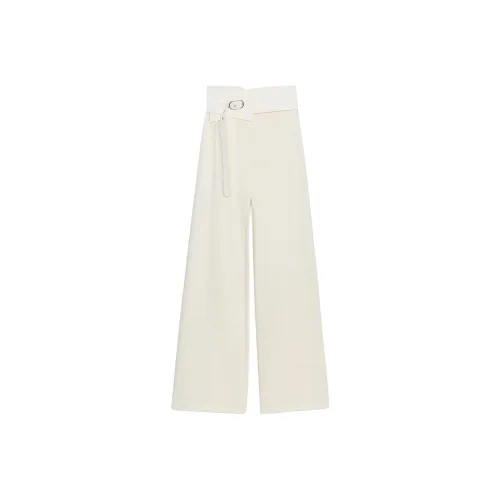 ZARA Белые Женские Повседневные Штаны
