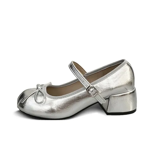 betu Грубый каблук Туфли Мэри Джейн Женские