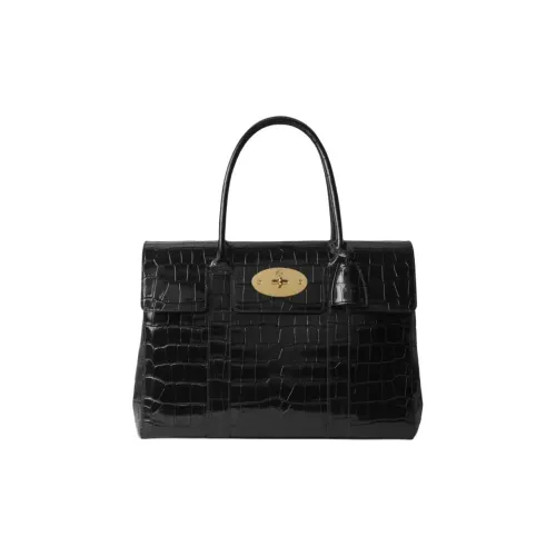 Mulberry Телячья кожа Сумка Женская Черная