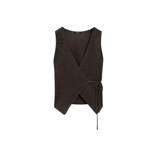 Massimo Dutti Коричневый Женские Майки