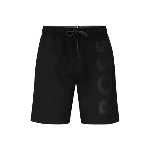 Hugo Boss Повседневные шорты Мужские Черные