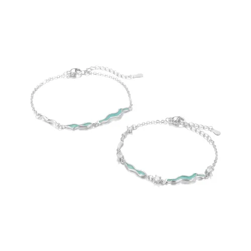 Clect Синтетический кубический цирконий Браслеты Унисекс