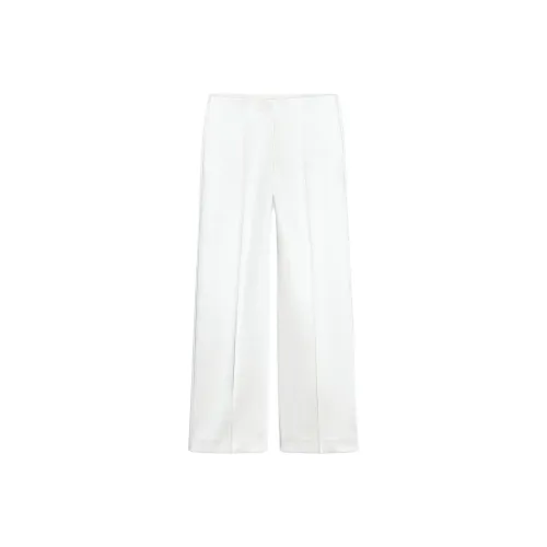 ZARA ZW Series Белые Женские Повседневные Штаны