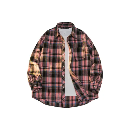 UPWARD LAB Розовый Унисекс Рубашки