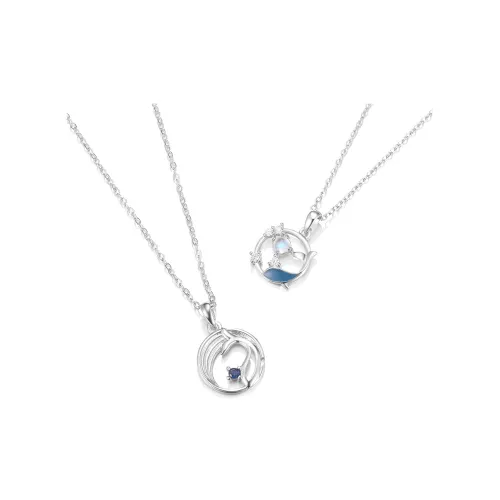 Clect Синтетический кубический цирконий Ожерелья Унисекс