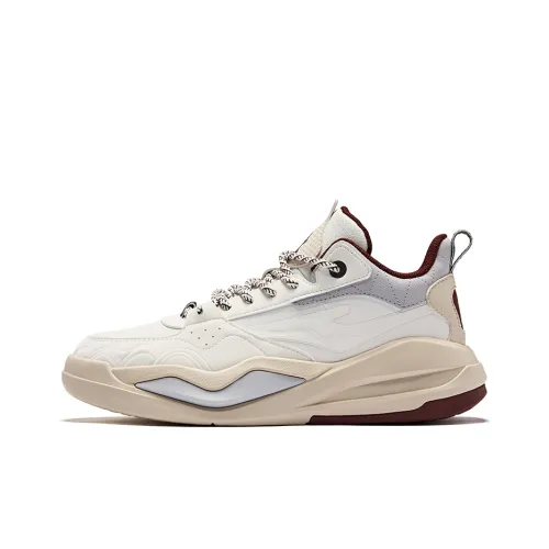 Erke Tang Palace Night Garden 4 Скейтборд Кроссовки Высокие Микрокристаллический Белый Теплый Лен Мужской