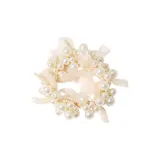 Сетка, жемчужная резинка, спираль для волос