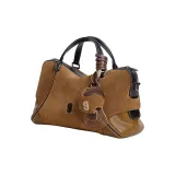 Suede Chestnut Brown [+Brown Glass Clip]  
Замша Каштановый Коричневый [+Коричневый Стекло Заколка]