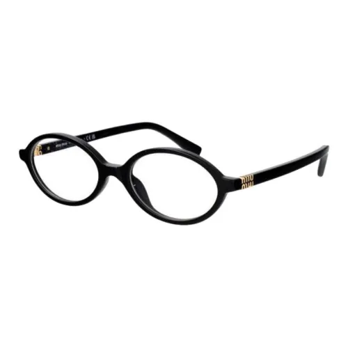 MIU MIU Oval Оправы для очков Женские Черный