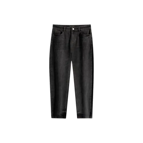 YULANGGONGWU 003 Medium Gray Men's Jeans YULANGGONGWU 003 Средний серый мужской джинсы