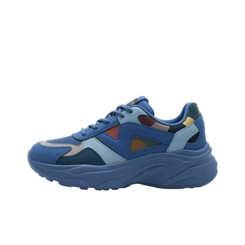 T628 Низкий топ кеды унисекс синий Доджер