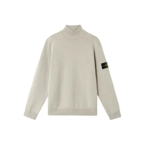 STONE ISLAND Pearl Gray Мужские Свитера