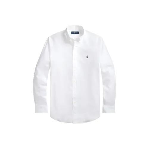 Polo Ralph Lauren Белые Мужские Рубашки