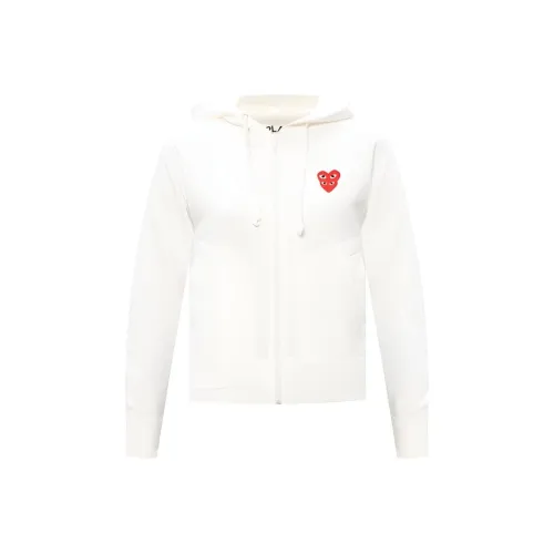 CDG Play Толстовка Женская Белая