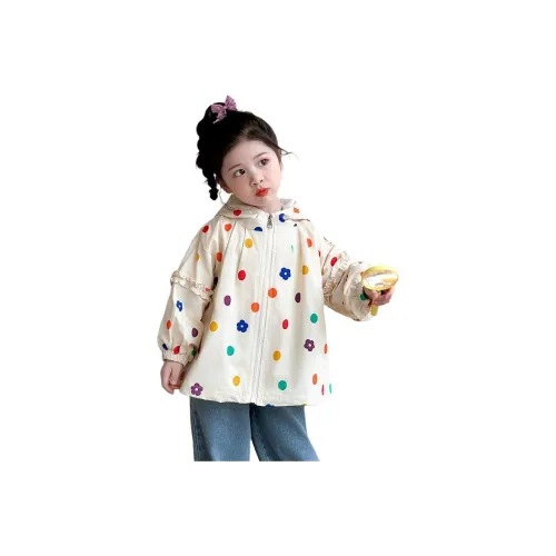 ЮЙЧЖАОЛИНЬ Экрю Детские дошкольные ветровки