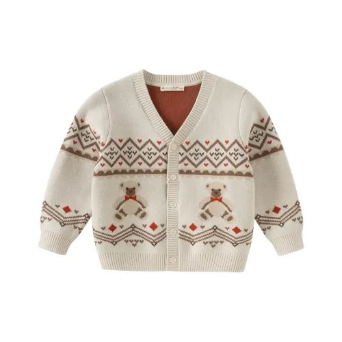 DAVE&BELLA Красный Коричневый Яркий Детские Свитера