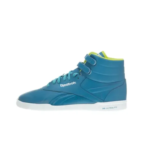 Reebok Freestyle Hi High Топ Скейтборд Кроссовки Женские Синие