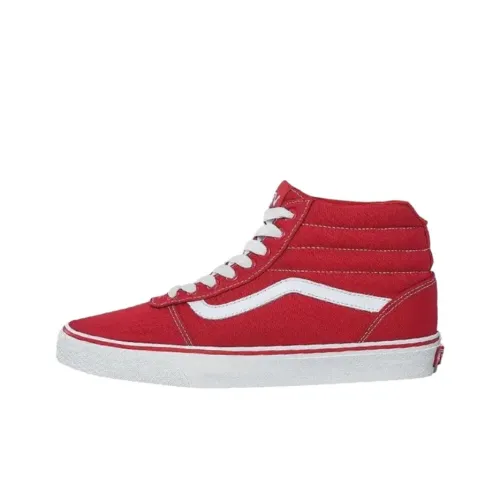 Vans Ward High Топ Скейтборд Кроссовки Мужские Красные