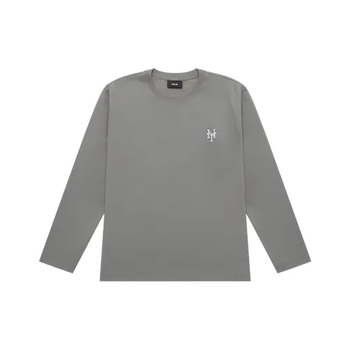 Mlb Base Logo New York Yankees Basic Collection 25FW Длинный рукав Т-рубашка Унисекс