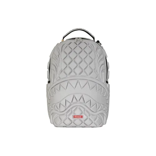 SPRAYGROUND Полиэстер Рюкзак Стандартный Унисекс Серебряный