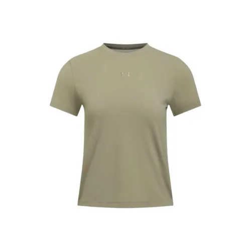 Under Armour Оливково-коричневые Женские T-рубашки