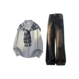 Комплект одежды (Темно-серый + Черный)