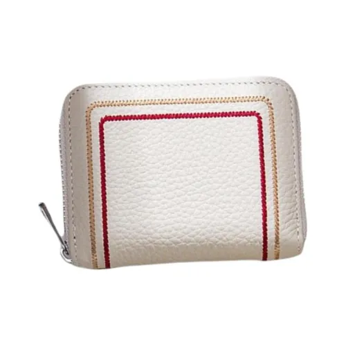 QIAJIAN Держатель для карт из коровьей кожи обычный женский многоцветный