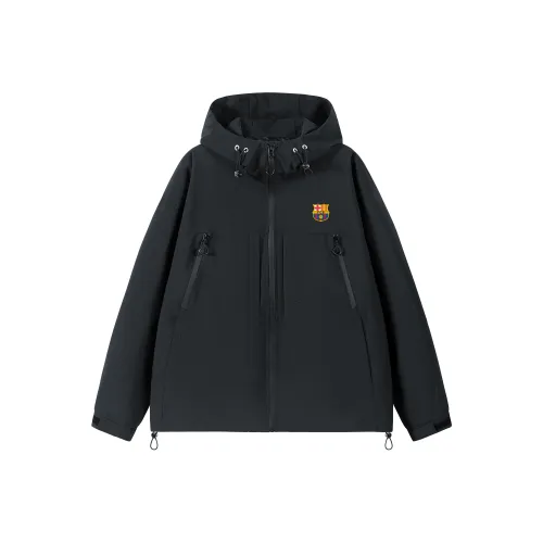 FCB ARCELONA Поход Городская жизнь Путешествие Коммутирование Ветровка Унисекс