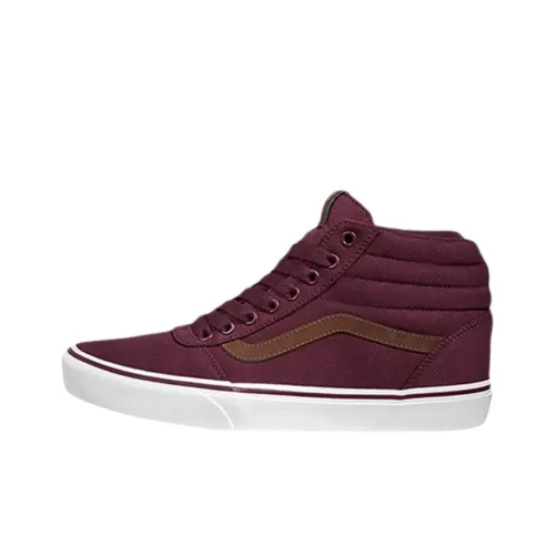 Vans Ward High Топ Скейтборд Кроссовки Мужские Бордовые
