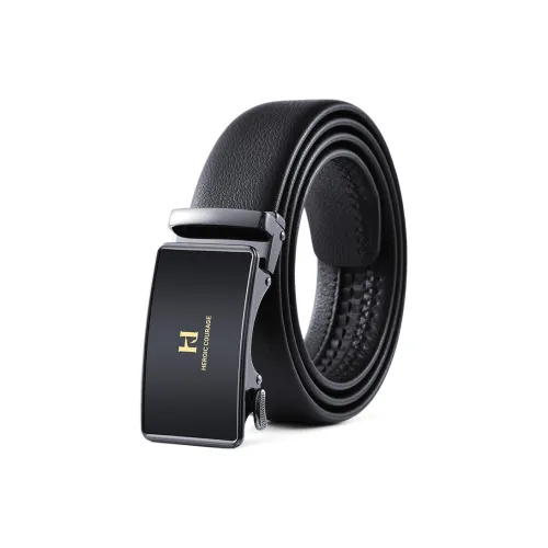 HLA Ремни из натуральной коровьей кожи мужской 3,5 см