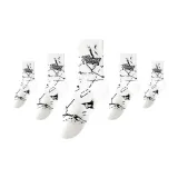 5 Белый черный