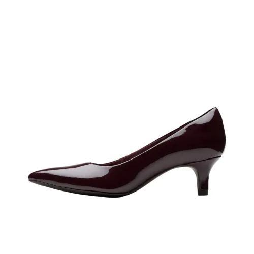 Clarks Высокие каблуки, бордовый, женский