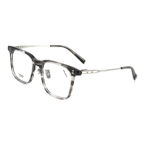 MUZU Чистый титан TR Памятный пластик Пластиковая оправа Квадрат Функциональные очки Унисекс