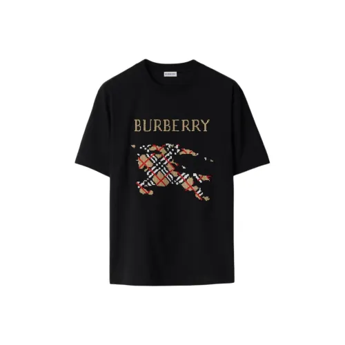 Burberry SS25 T-Shirt Мужской Черный