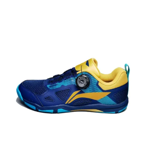 LINING Обувь для настольного тенниса Низкий Топ Темный Ship Ancient Золотой Озерно-голубой Унисекс