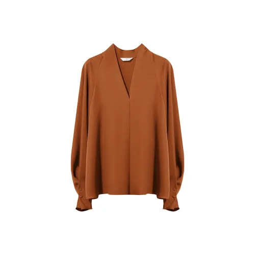 AMII Карамель Женские Шифоновые Рубашки