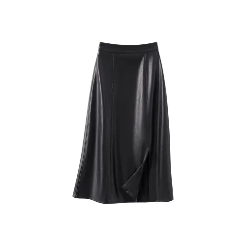 TOUCH Кожа Длинная Юбка Женская
