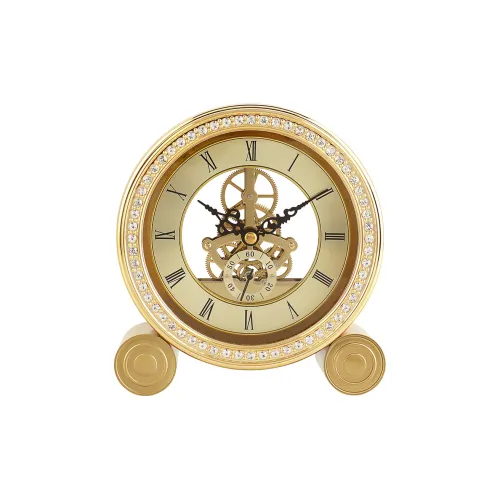 HENSE Механические настольные часы с прыгающей секундой унисекс циферблат с черепом модель HD1005