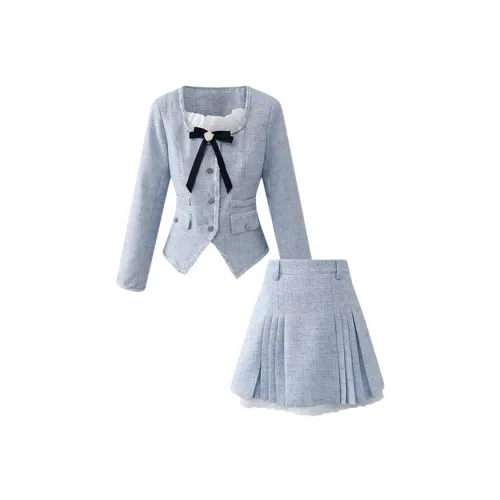 ADXKM Синий комплект GARNIER Женские комплекты с юбкой